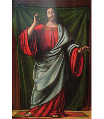 Impression « christ blessing » par andrea solario