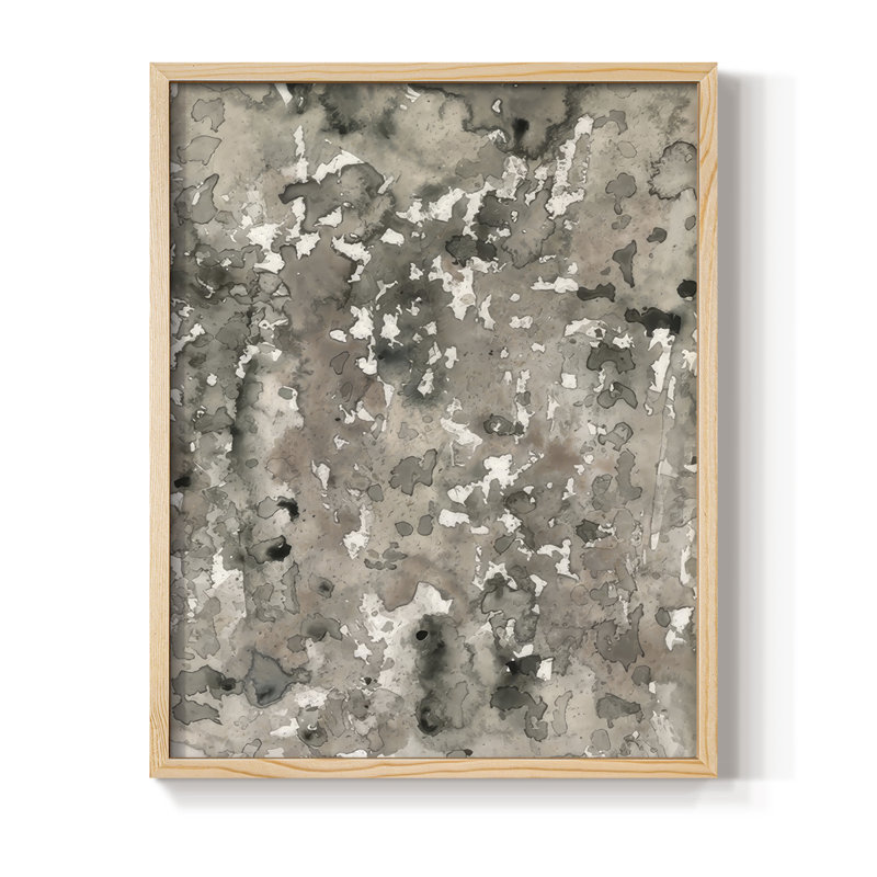 Anatomy Bark II Framed Print - Solid Wood, 30" H x 24" W, Natural