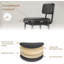 Faux Leather Accent Chair