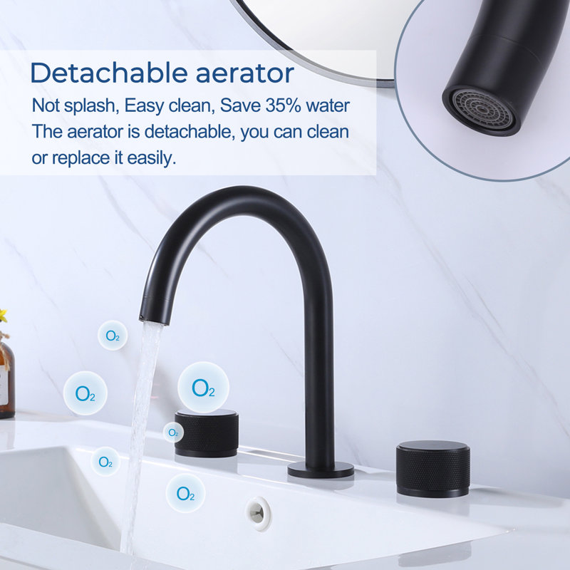 Widespread 2-handle Bathroom Faucet