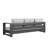 Hoyt 92.52" Outdoor Aluminum Sofa with Optional 27.56" Versatile Ottoman-786084010-799072939-790959986