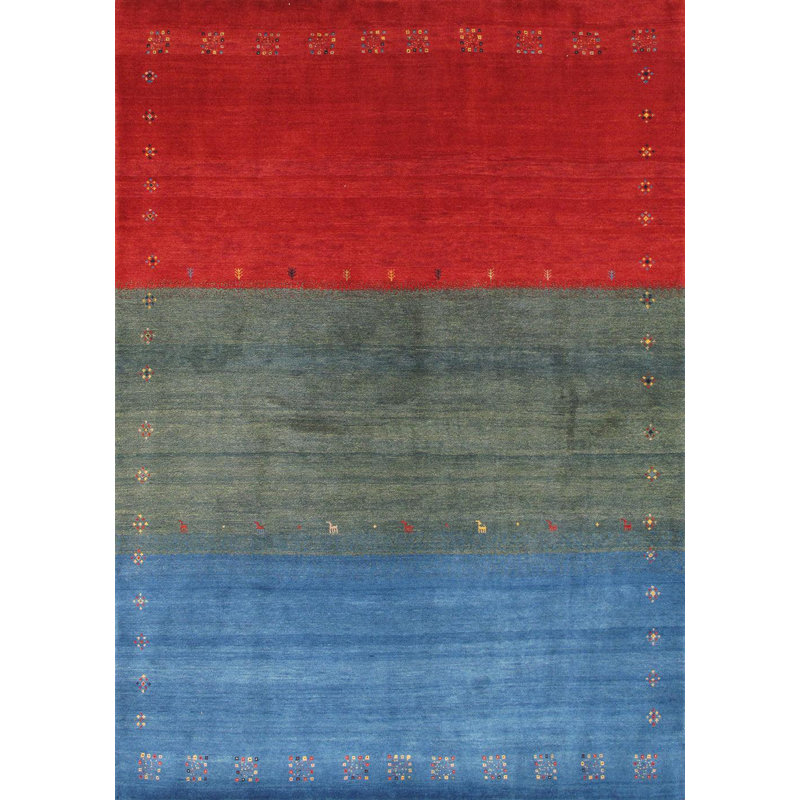 Striped Area Rug in Multi
