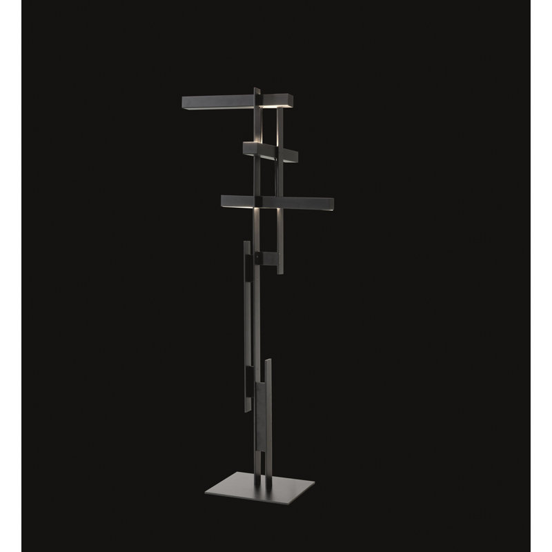 Las LED Floor Lamp, Black