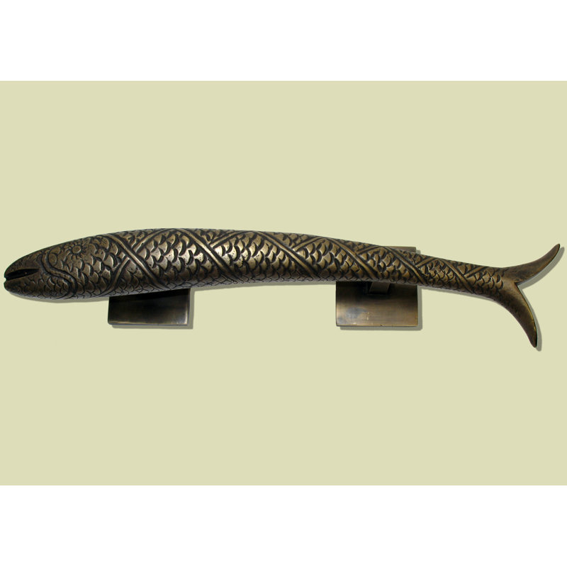 Poignée courbée fantaisie Poissons