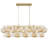 Vertlie 5 - Light Dimmable Glass Globe Bubble Living Room Dining Room Chandelier-1296073349-1296073350