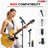5 Core Mic Stand Floor Height Adjustable Universal Heavy Duty Microphone Stands