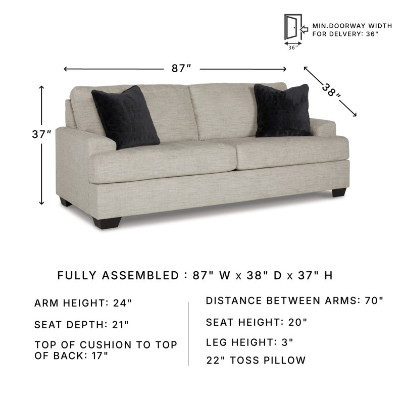 87'' Upholstered Sofa