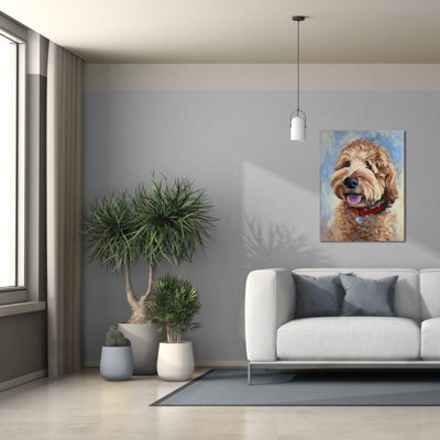 «Dogs Goldendoodle» par Lindsay Kivi, art mural sur toile