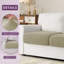 Housse pour causeuse à coussins carrés texturés-354423775