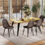Ensemble de 4 chaises d'appoint rembourrées Delfinia-86726543-112274198