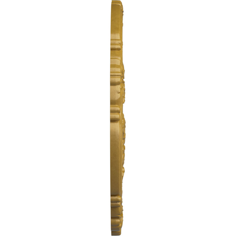 Attica 0.06'' H x 26'' W x 1.5'' D Urethane Ceiling Medallion, Iridescent Gold