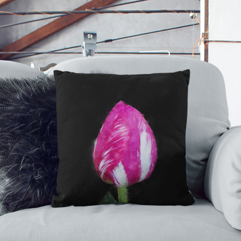 Square Throw Cushion, 40cm H x 40cm W x 15cm D