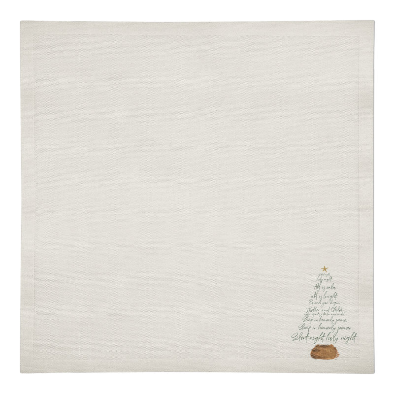 Serviette Silent Night Tree