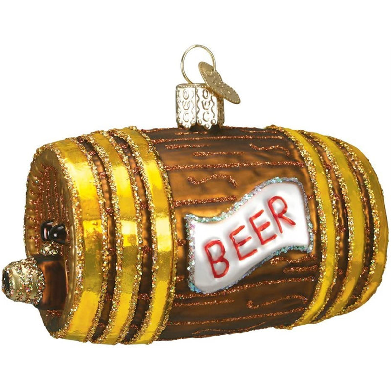 Ornement figurine suspendu fût bière