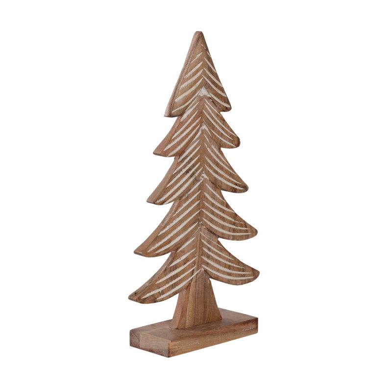 CARVED WOODEN TREE