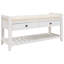 Shoe Rack With Cushioned Seat And Drawers, Multipurpose Entryway Storage Bench-114198535