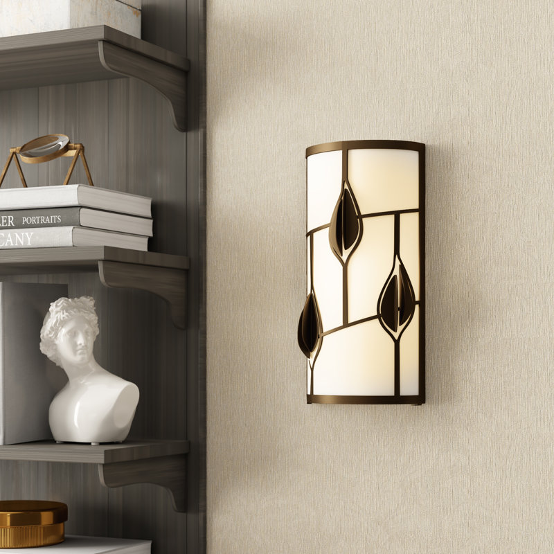 Alison 1 - Light Flush Mount Sconce, Black