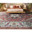 One-of-a-Kind Hand-Knotted High-Quality Red/Green/Black/Blue Area Rug