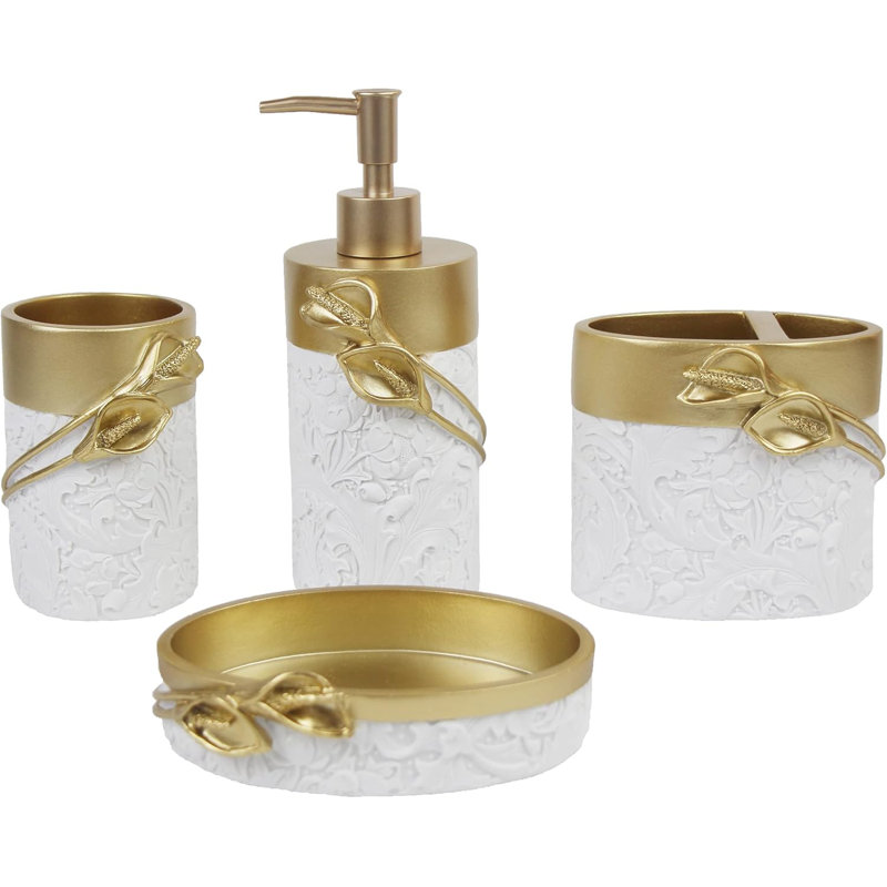 Bathroom accessory set