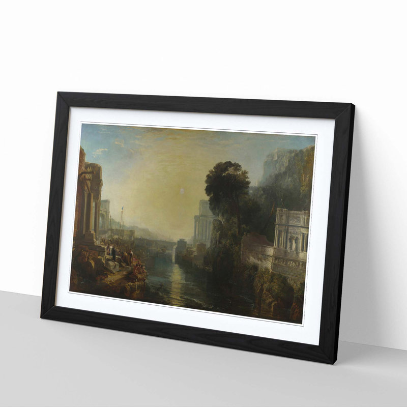 J.M.W. Turner - Single Picture Frame Painting, Black