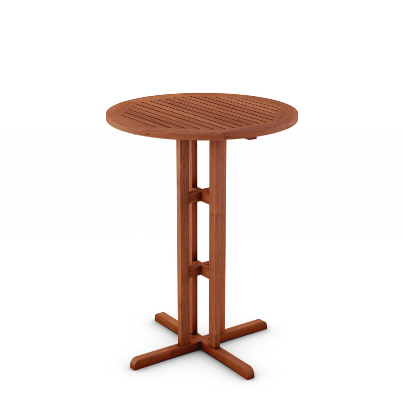 Table de bar rectangulaire en bois Rafael