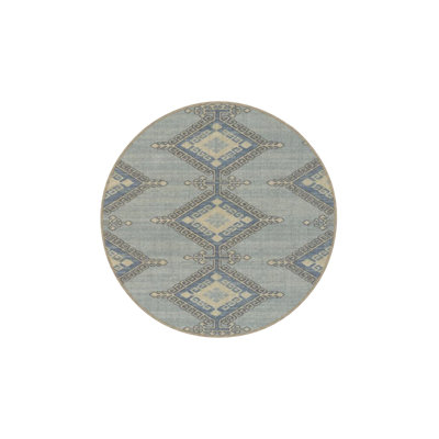 Tapis d'intérieur / extérieur bleu Nala
