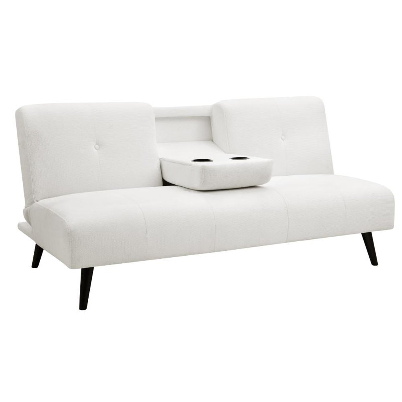 Hunter 3 Seater Linen Blend Sofa Bed, Cream