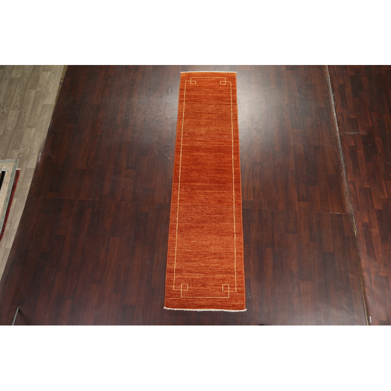 Baze Wool Geometric Indoor Rug, Runner 2'7" x 9'10"