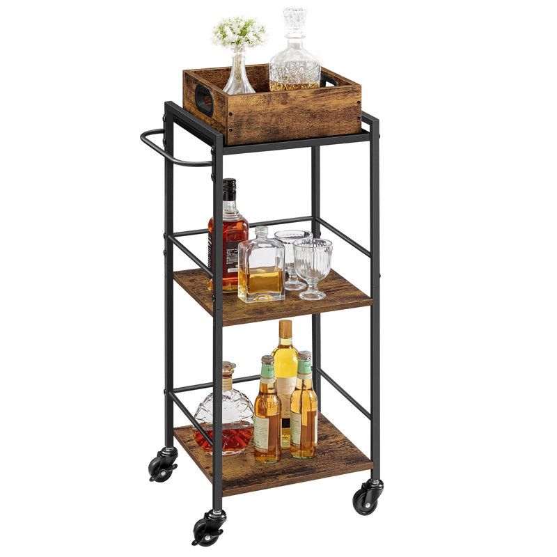 Wood Bar Cart