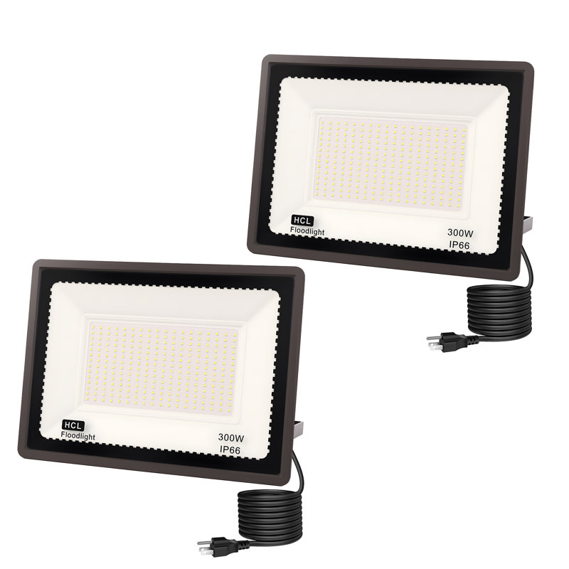 Light Sensor Floodlights，Automatic Security Flood Lighting IP66 Waterproof Flood Lights