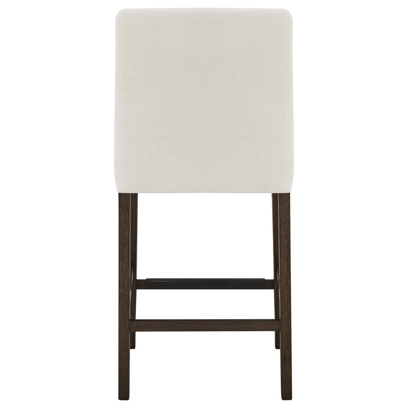 Tabouret de bar et de comptoir Niara, Vanille, Tabouret de comptoir (siège d'une hauteur de 26 p