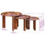 Solid Wood Coffee Table-1925659297