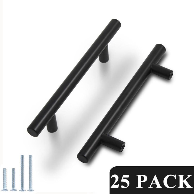 4" Center to Center Bar Pull Multipack, Black
