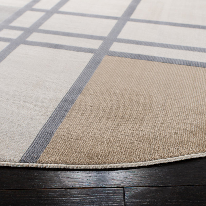 Bohuslavice Orwell 300 Performance Geometric Rug, Round 9'