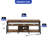 Lory 63" Industrial TV Stand , TV Console, Multifunction Media Console With LED Strip and Built-in Power Outlet-79464589