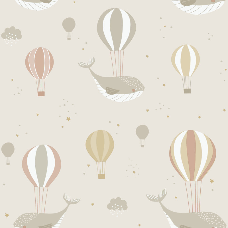Celestial Sea Wallpaper, Beige