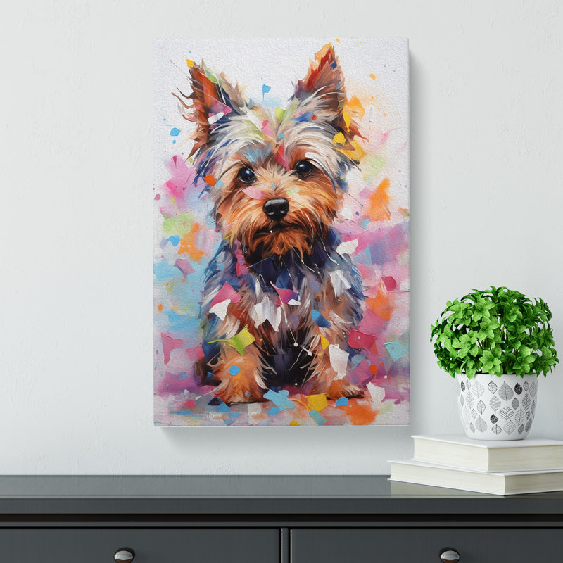 Yorkshire Terrier No.2 - No Frame Print, 60cm H x 40cm W x 3cm D