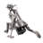Tabletop Wine Bottle Rack in Silver