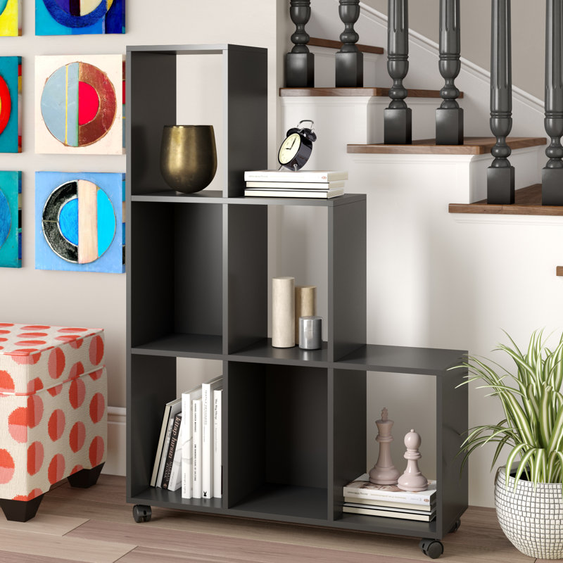Davis 128cm H x 87cm W Step Bookcase
