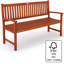 Komal Solid Wood Eucalyptus Outdoor Bench