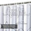 Rideau de douche avec 12 crochets-496720164