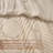 Stripe Patchwork Pattern Fluffy Sherpa Comforter Set For Winter, Khaki-121252846-121252850