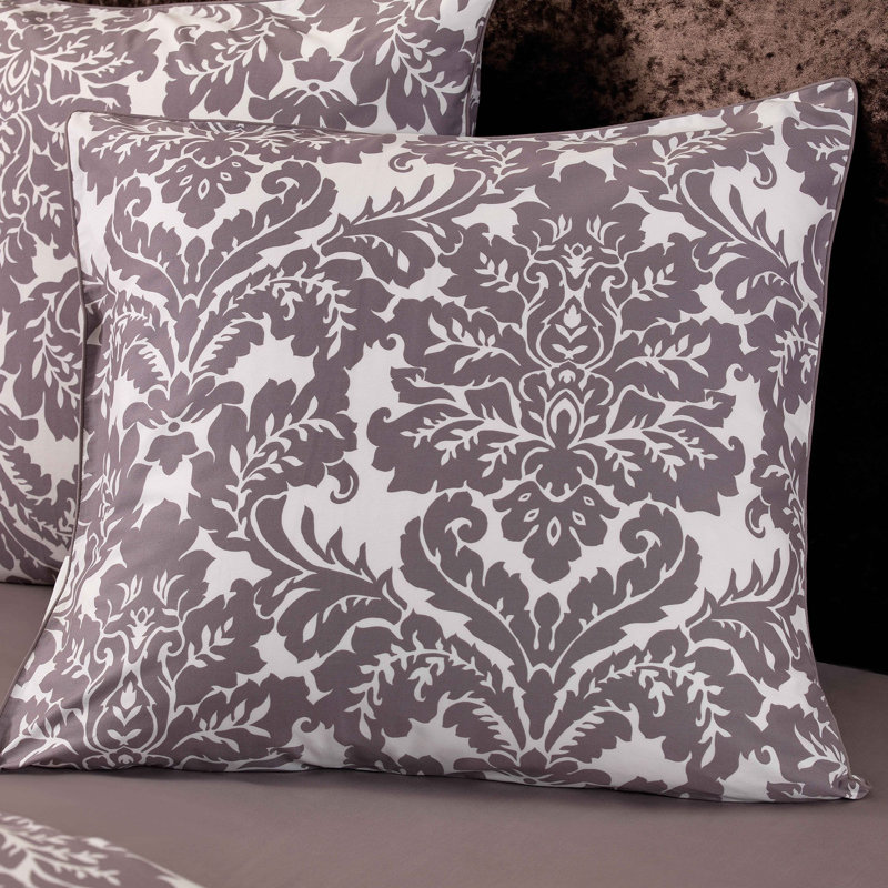 Taie d'oreiller en coton égyptien Damask, Européen