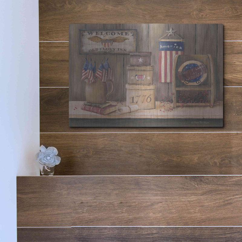 «Sweet Land Of Liberty» par Pam Britton, H 12 po x l 16 po