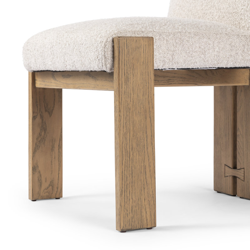 Roxy Dining Chair, Gibson Black, Cream/Light Brown