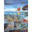 Terrific Traffic Life Painting | Acrylic On Canvas | By Pradeepta Kishore Das