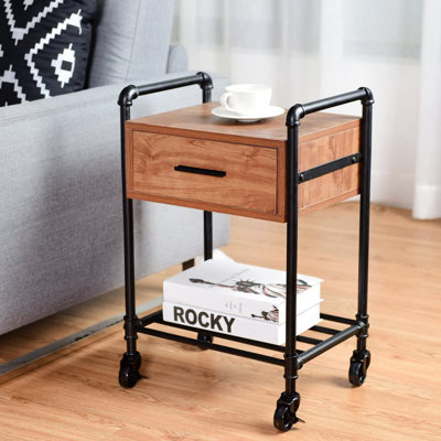 Gully Side Table with Storage