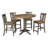 Dibora Counter Height Extendable Solid Wood Dining Set-905984059-905984052