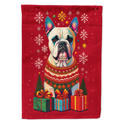 Double Sided 40'' H x 28'' W Polyester Christmas House Flag