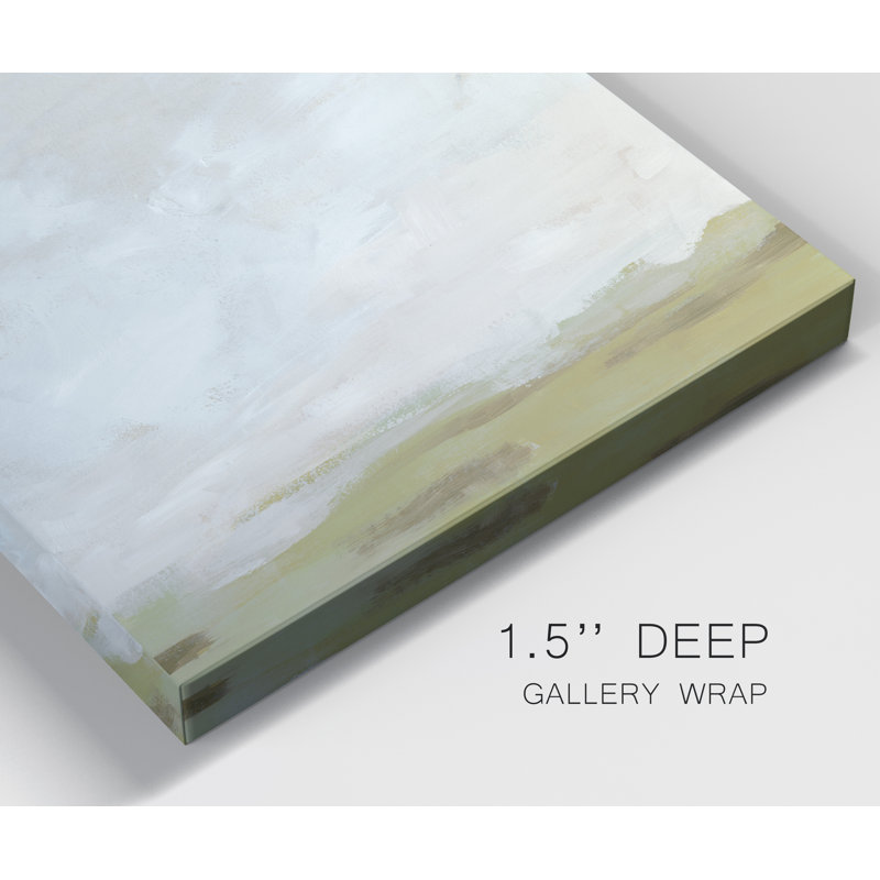 « moss horizon ii »-impression sur toile, H 16 po x l 16 po x 1,5 po